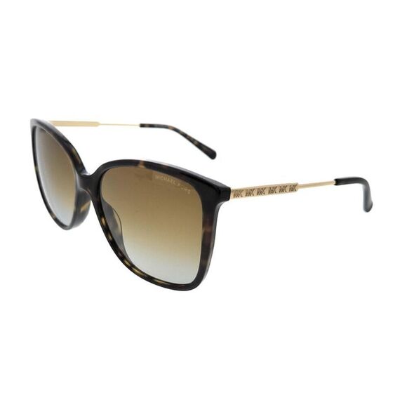 Michael Kors 0MK2169 3006T5 Square Dark Tortoise Sunglasses - Picture 1 of 6